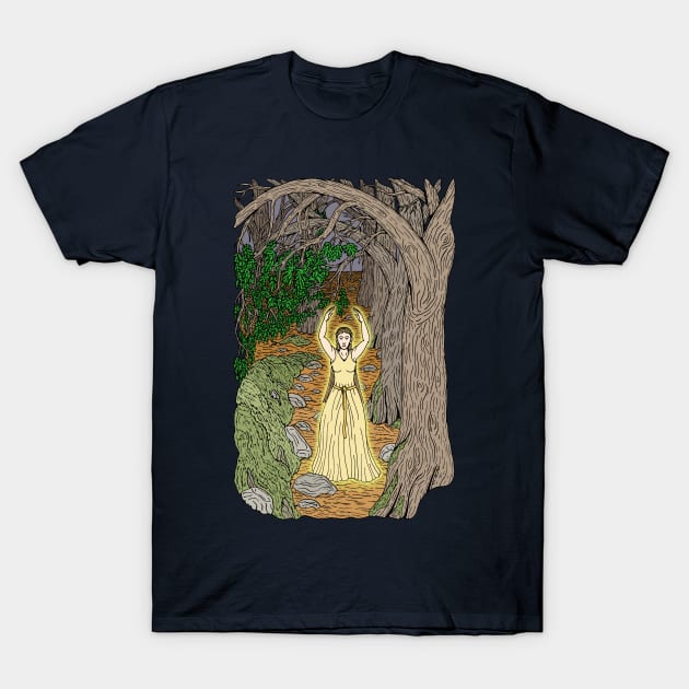 Eldritch Mistress T-Shirt by AzureLionProductions